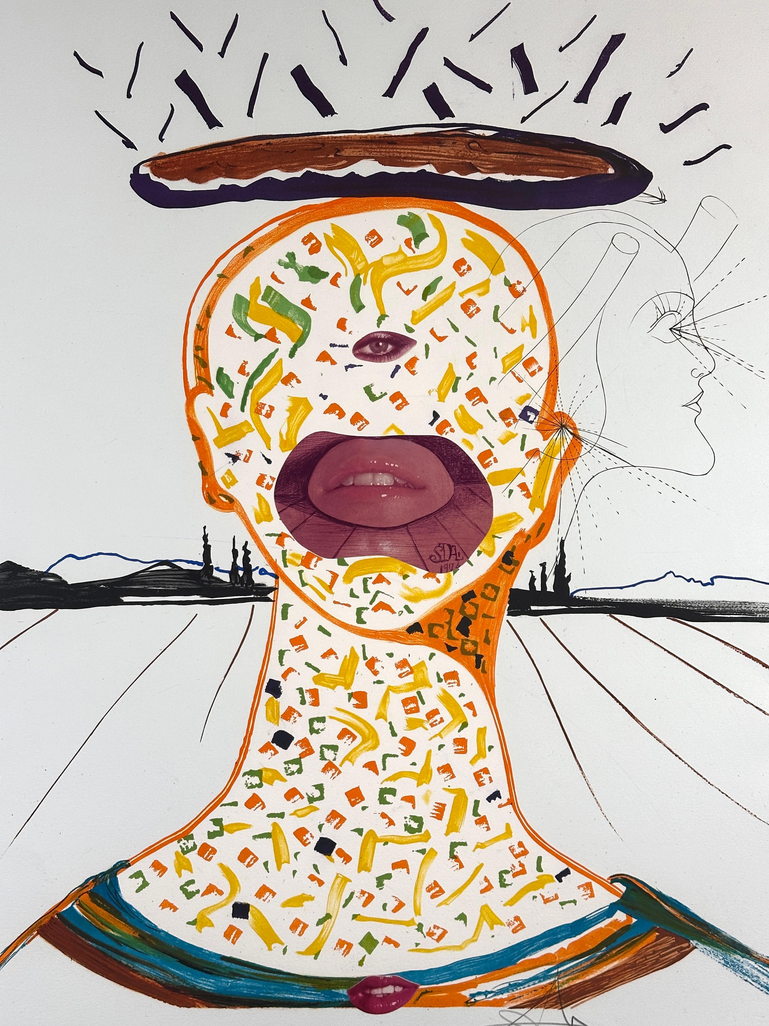 Imaginations & Objects of The Future Cyclopean Make-Up – Print von Salvador Dalí