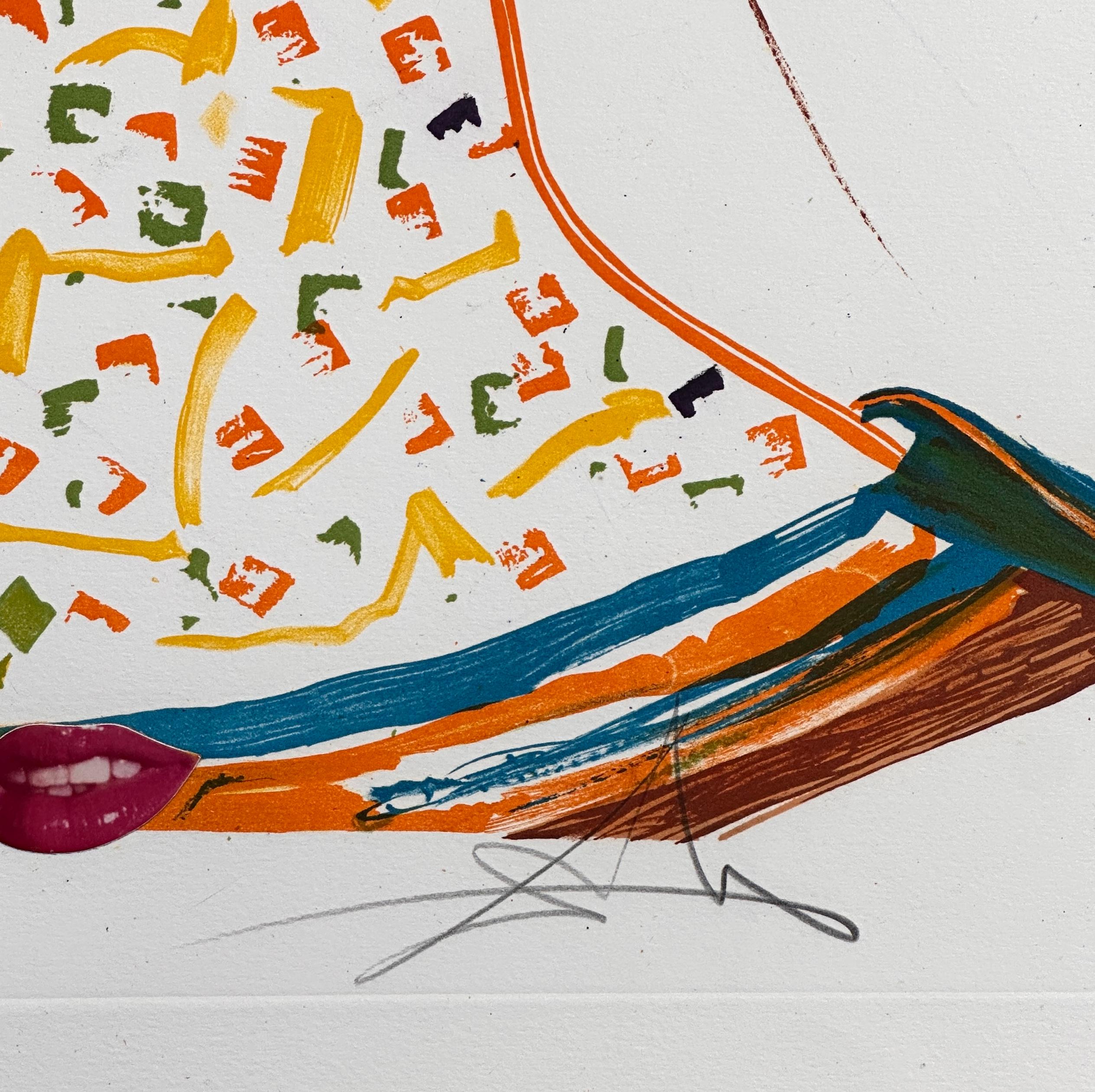 Imaginations & Objects of The Future Cyclopean Make-Up (Surrealismus), Print, von Salvador Dalí