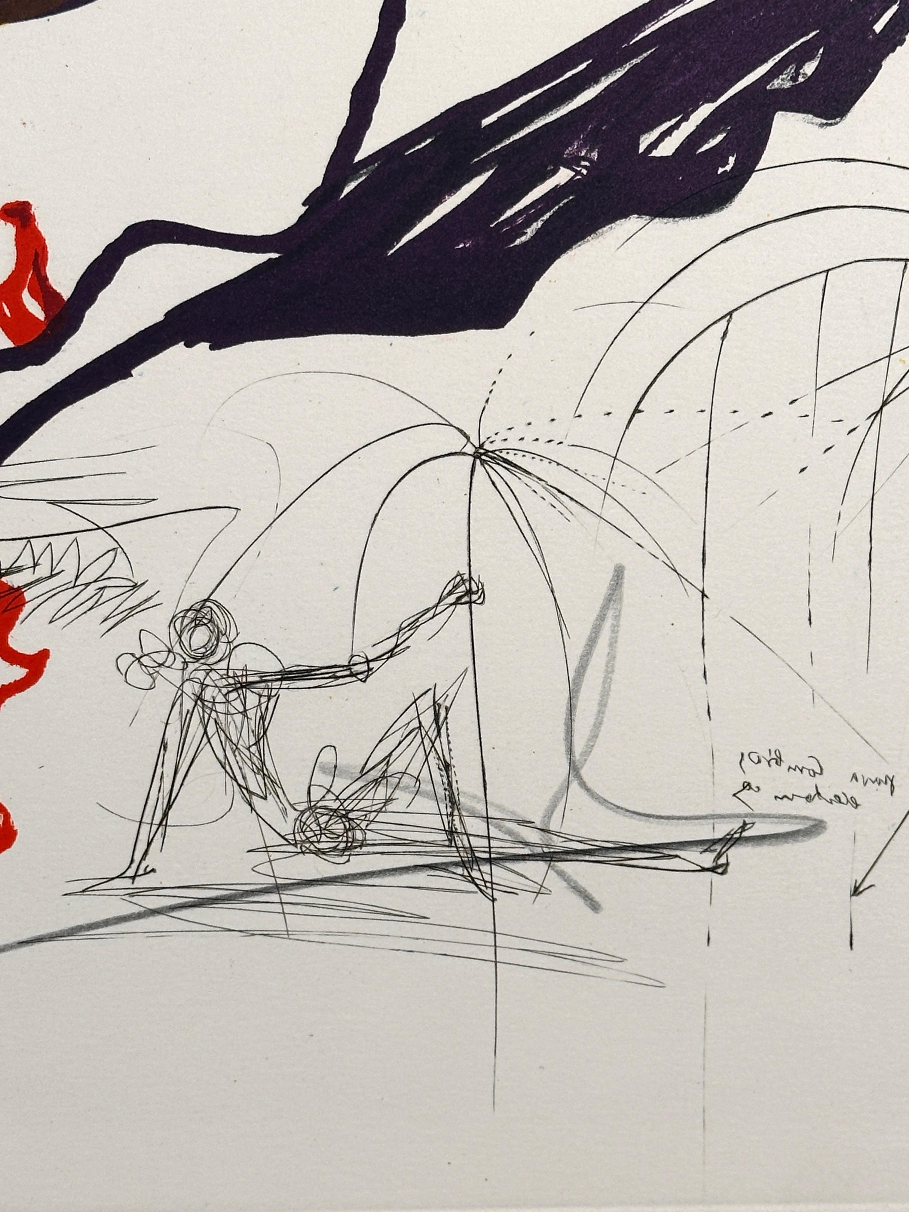 Imaginations & Objects of The Future Liquid Tornado Bath Tub - Surrealist Print by Salvador Dalí