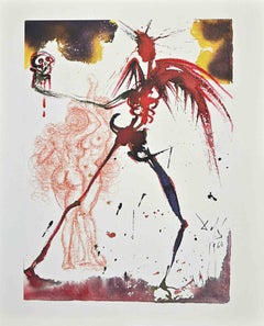 In Tentationem  - Lithograph attr. to Salvador Dalí­ - 1966