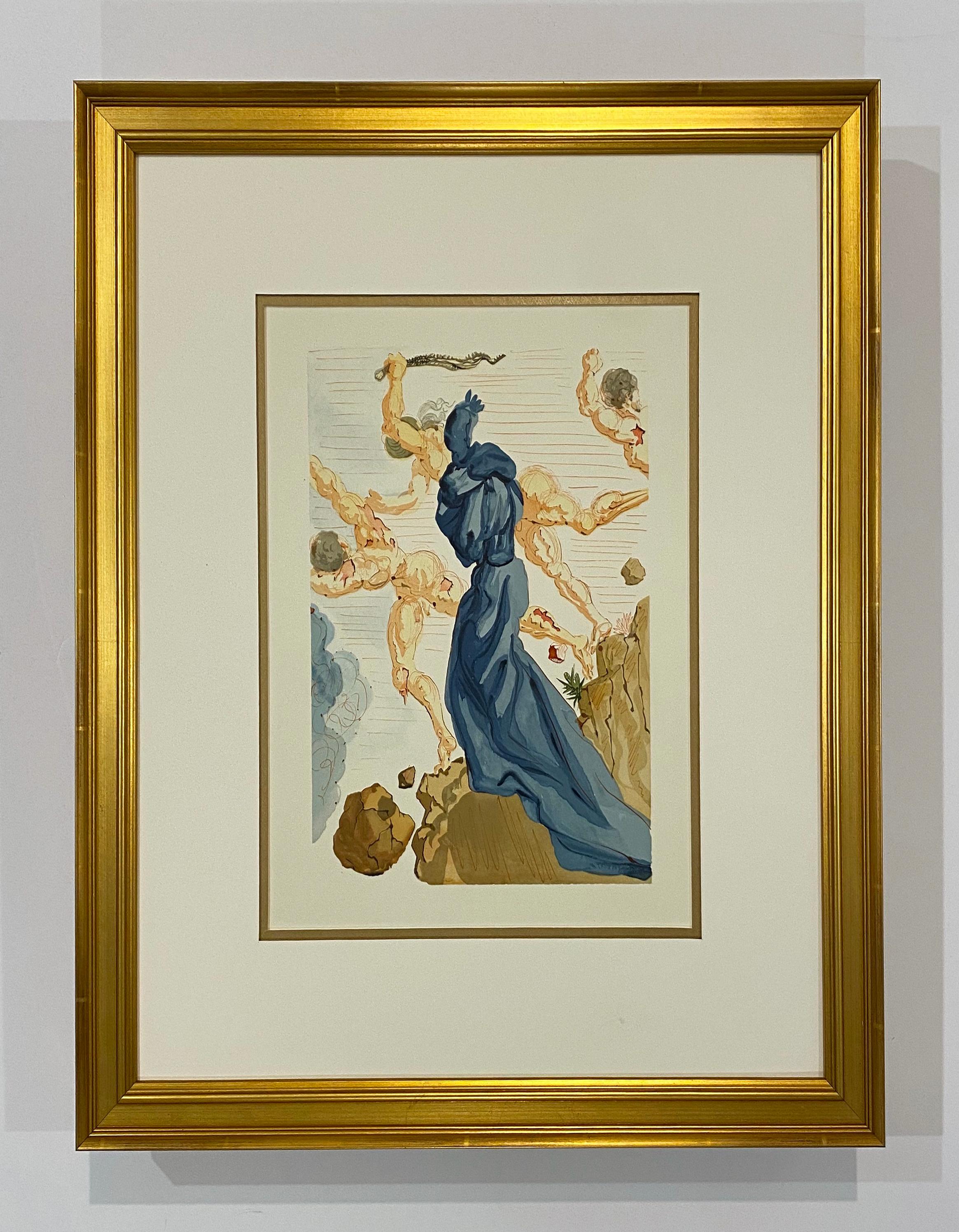 Inferno: Canto 19 from The Divine Comedy - Print by Salvador Dalí