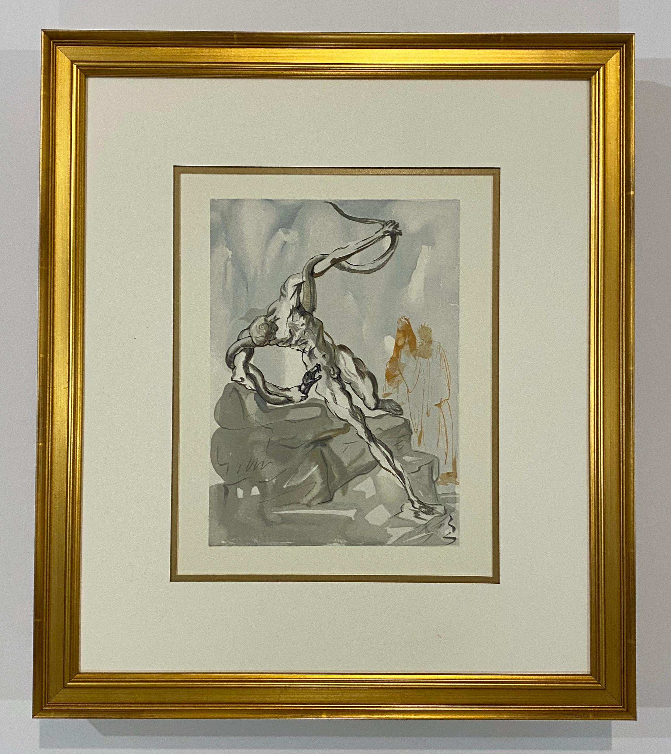 El Infierno: Canto 25 de La Divina Comedia - Print de Salvador Dalí