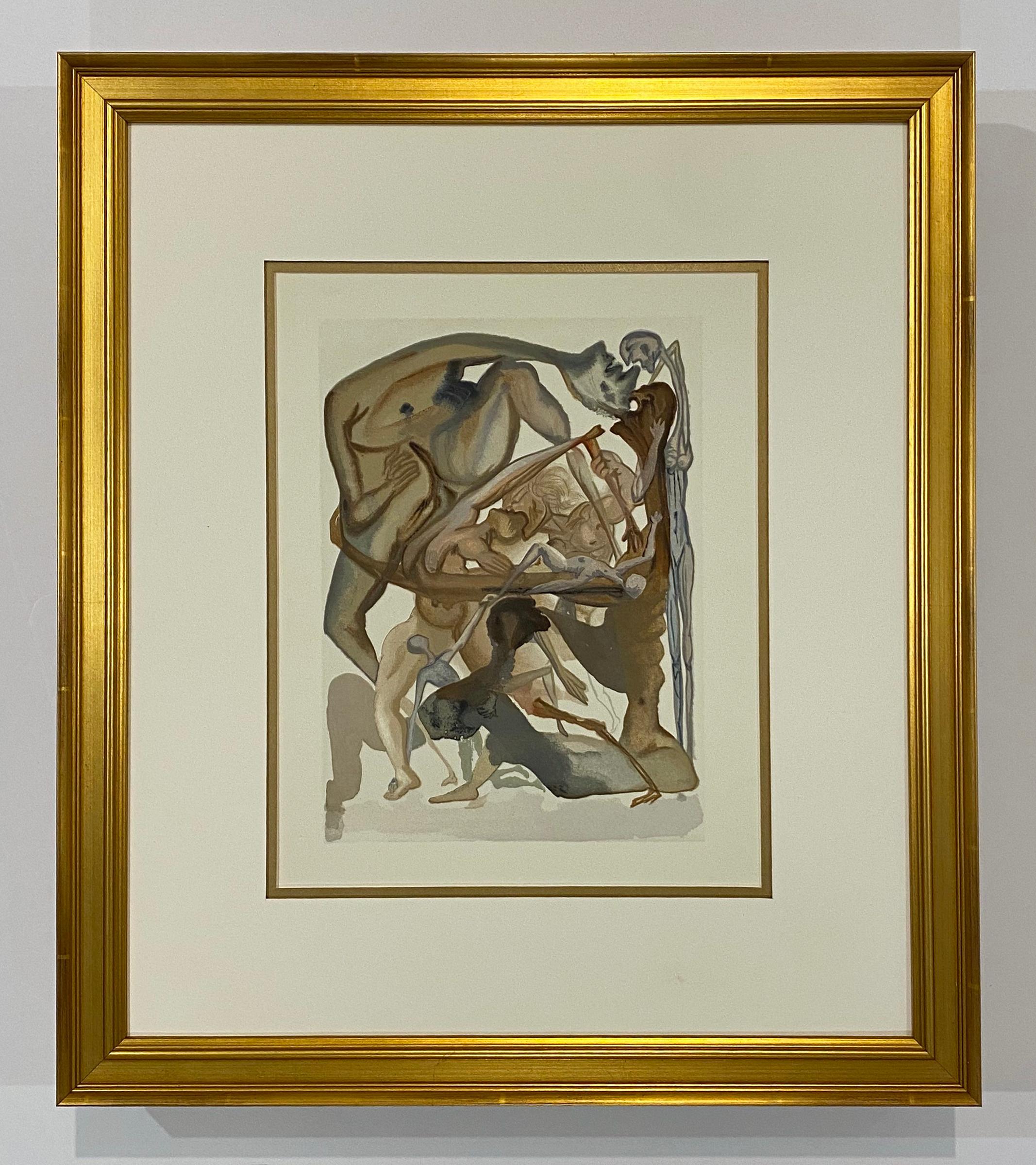 Inferno: Canto 4 from The Divine Comedy - Print by Salvador Dalí