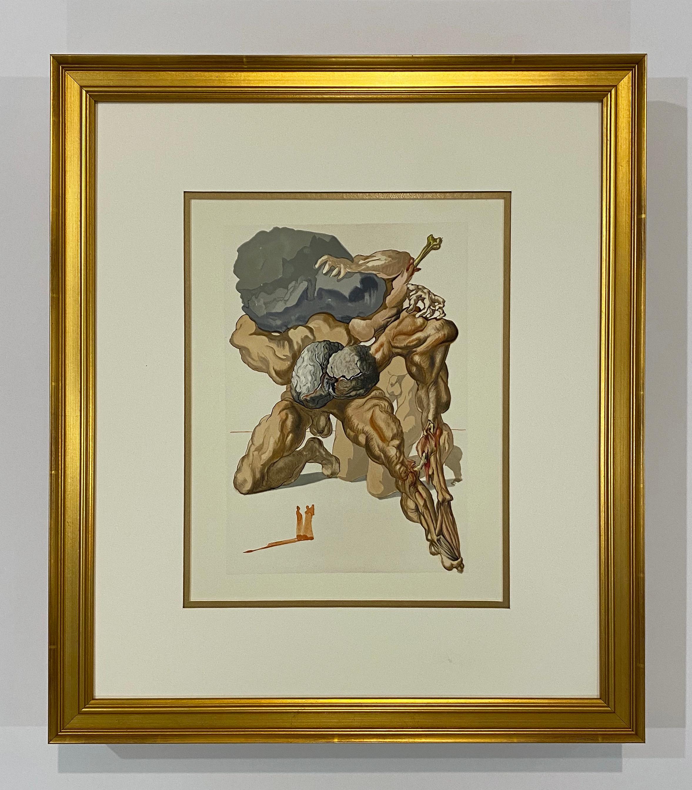 El Infierno: Canto 7 de La Divina Comedia - Print de Salvador Dalí