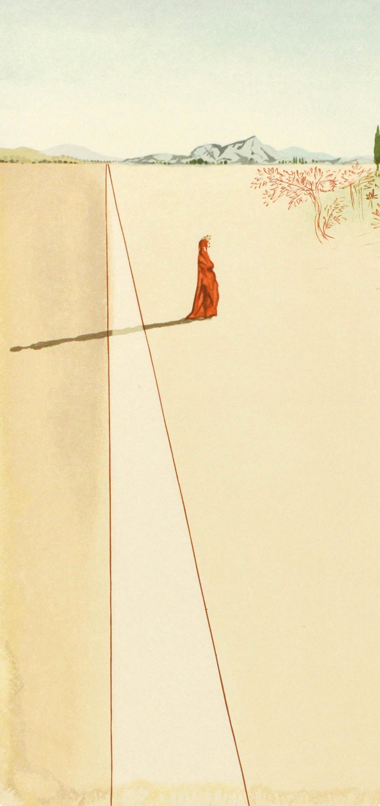Inferno, Canto I (Field 189-200; M/L. 1039-1138), La Divina Commedia - Print by Salvador Dalí