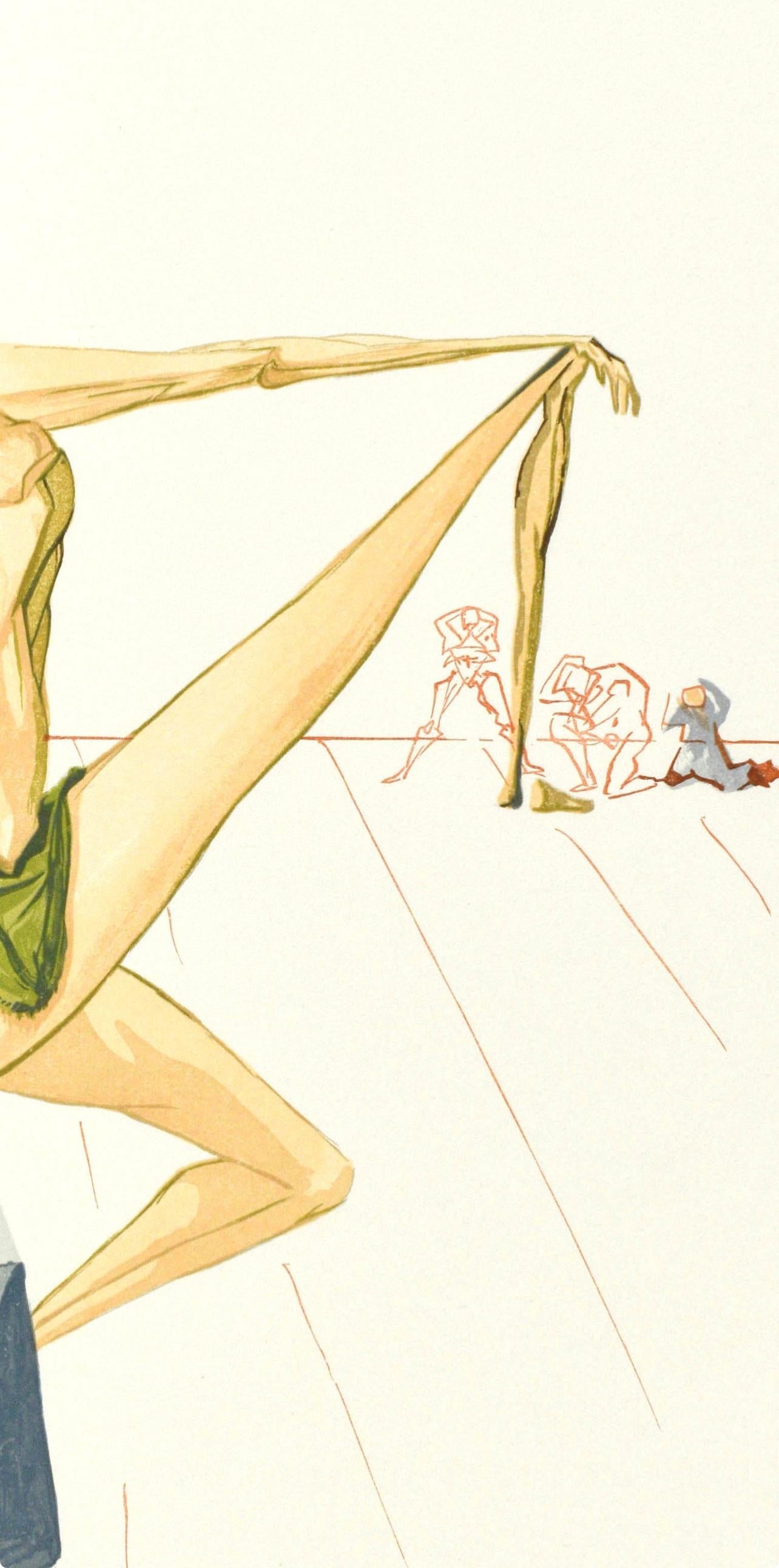 Inferno, Canto V (Field 189-200; M/L. 1039-1138), La Divina Commedia - Surrealist Print by Salvador Dalí