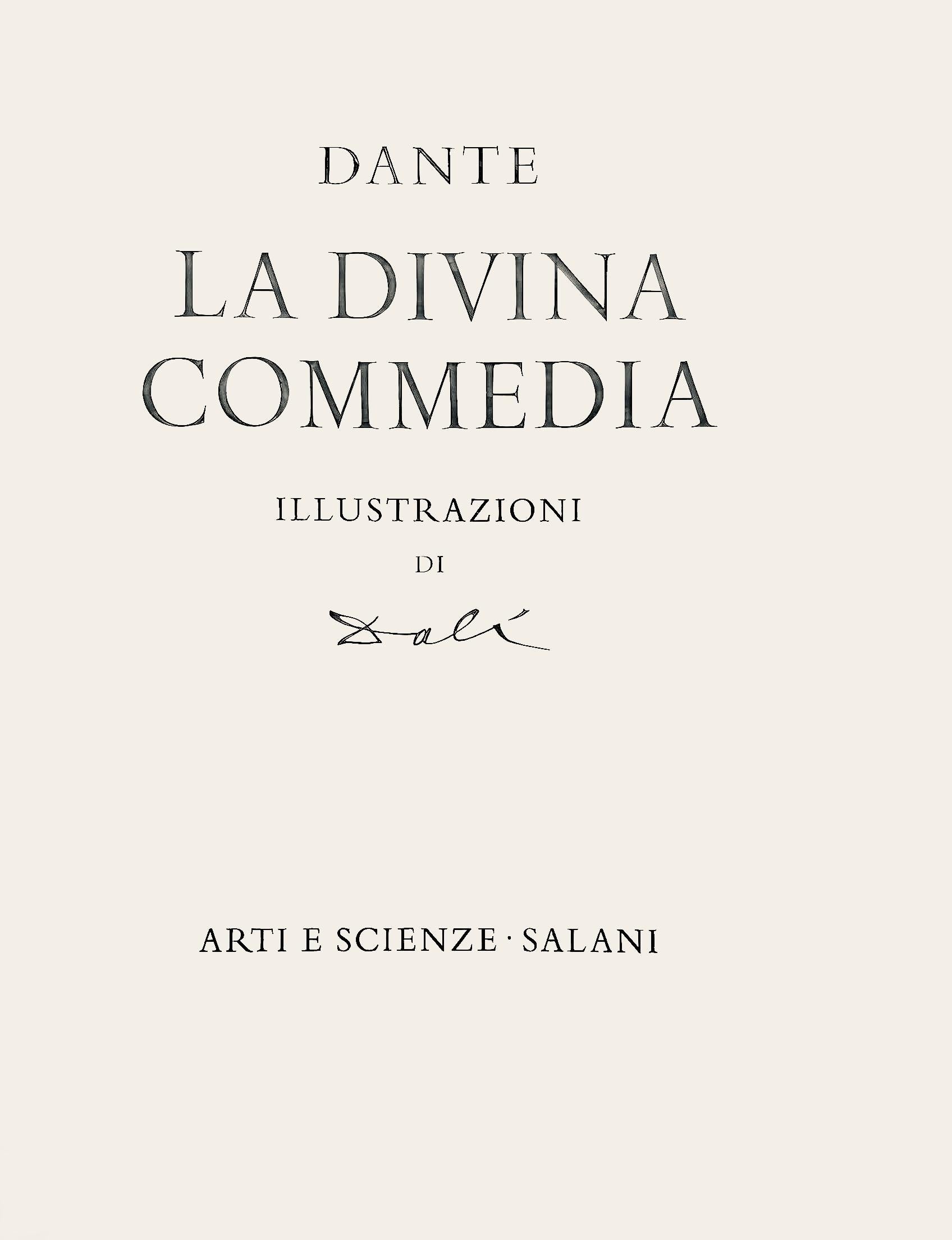Inferno, Canto VI (Campo 189-200; M/L. 1039-1138), La Divina Commedia in vendita 1