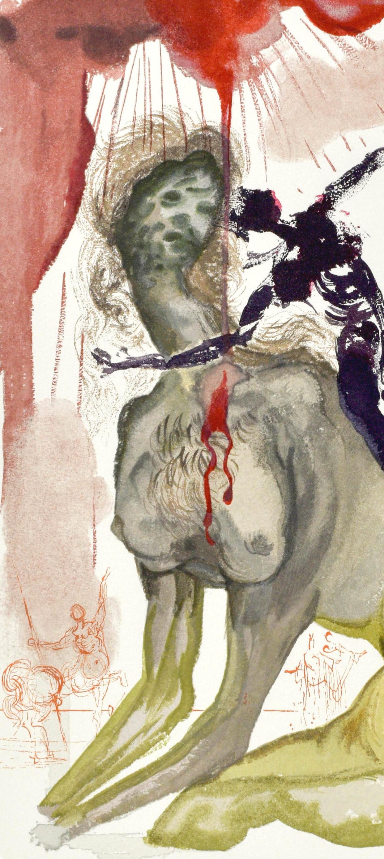 Inferno, Canto XII (Campo 189-200; M/L. 1039-1138), La Divina Commedia - Print di Salvador Dalí