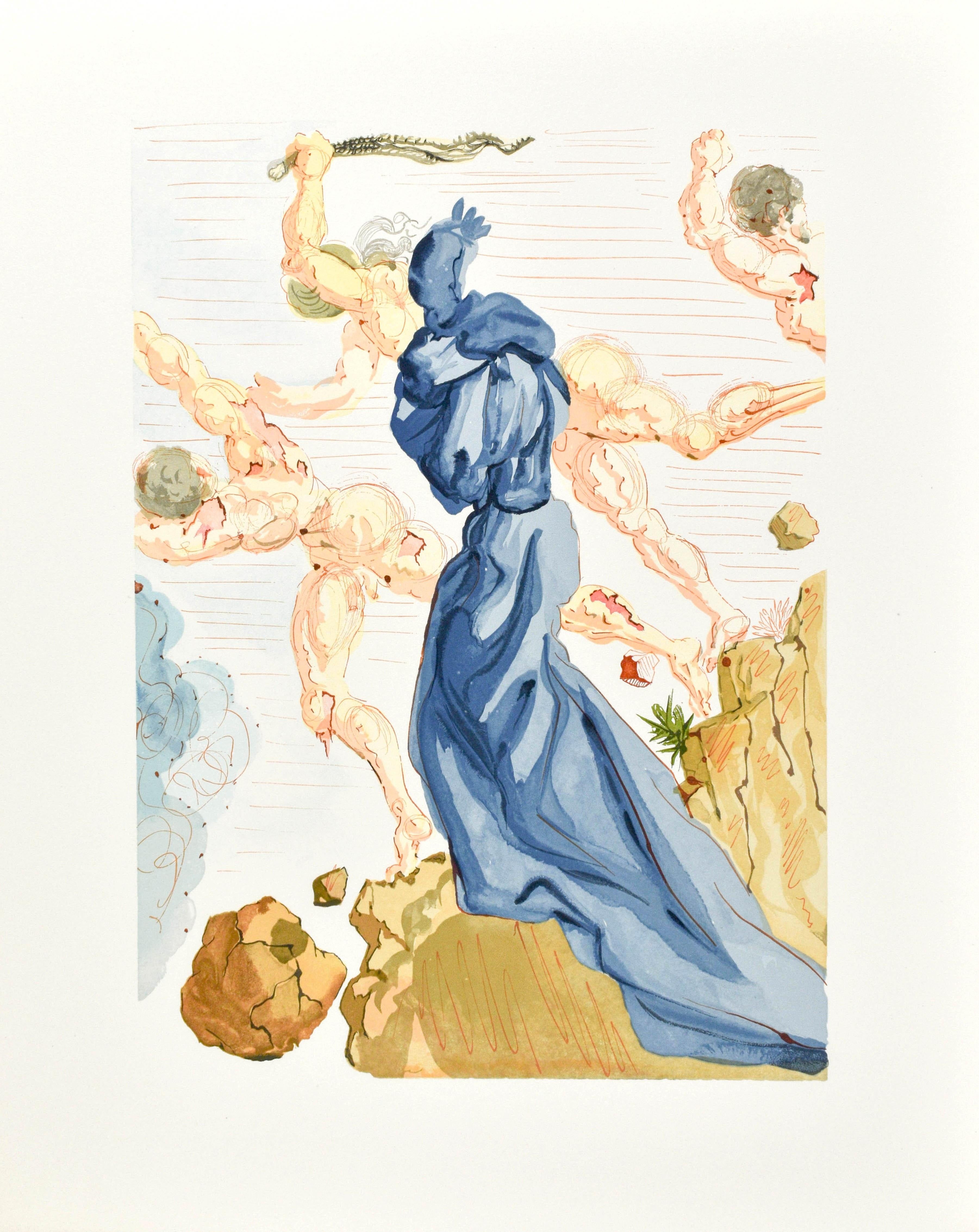 Inferno, Canto XV (Field 189-200; M/L. 1039-1138), La Divina Commedia For Sale 1