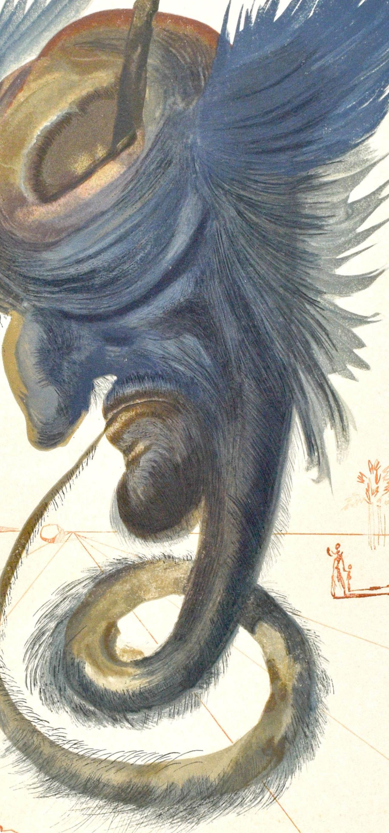 Inferno, Canto XX (Field 189-200; M/L. 1039-1138), La Divina Commedia - Surrealist Print by Salvador Dalí