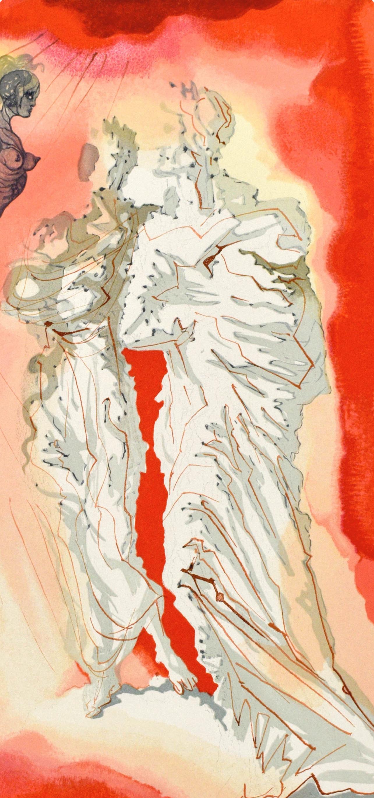 Inferno, Canto XXI (Field 189-200; M/L. 1039-1138), La Divina Commedia - Print by Salvador Dalí