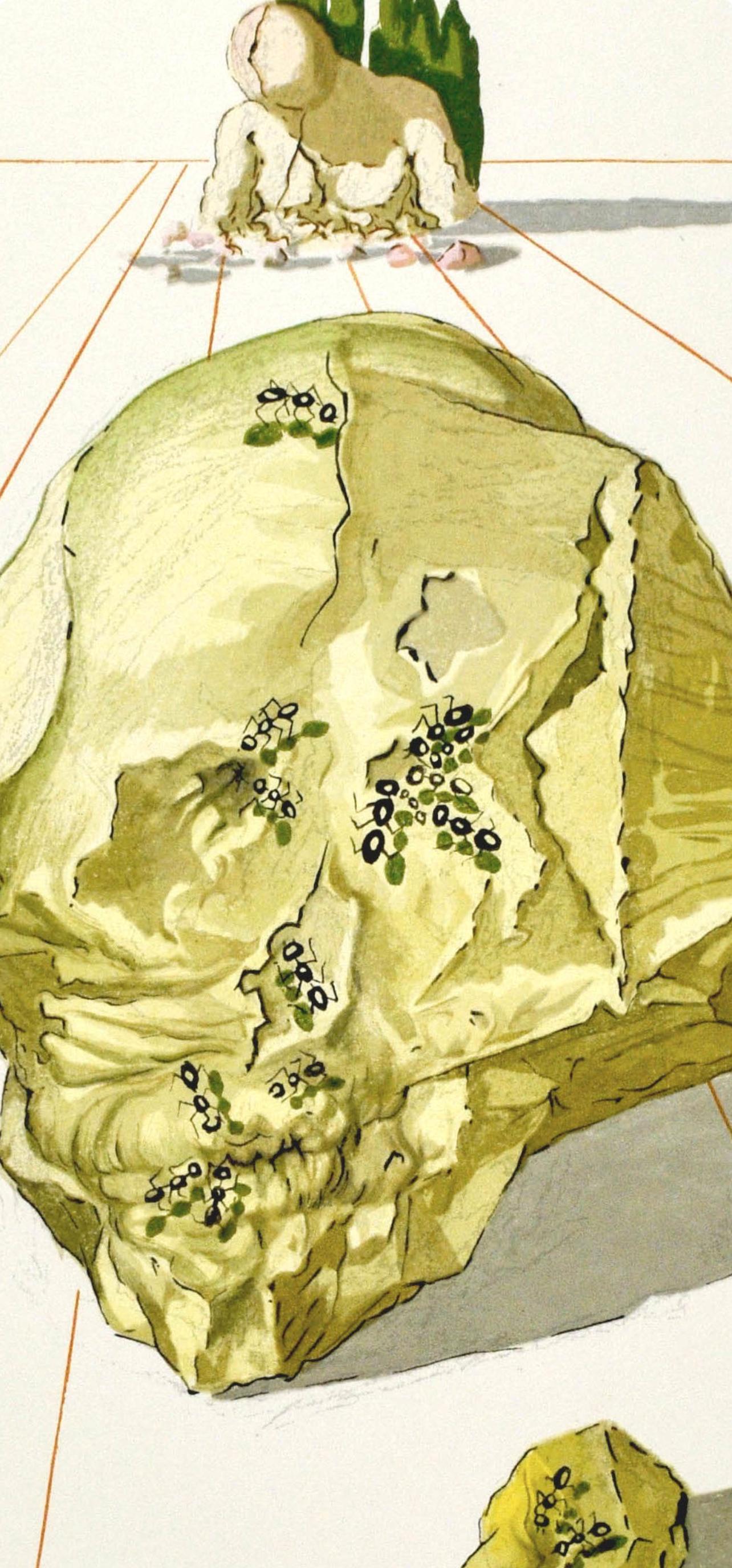 Infierno, Canto XXIII (Campo 189-200; M/L. 1039-1138), La Divina Commedia - Landscape Print Beige de Salvador Dalí