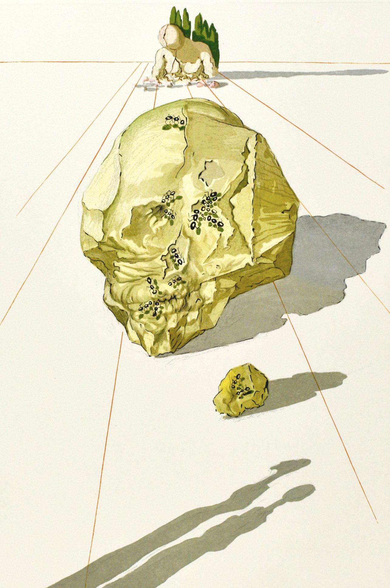 Landscape Print de Salvador Dalí - Infierno, Canto XXIII (Campo 189-200; M/L. 1039-1138), La Divina Commedia