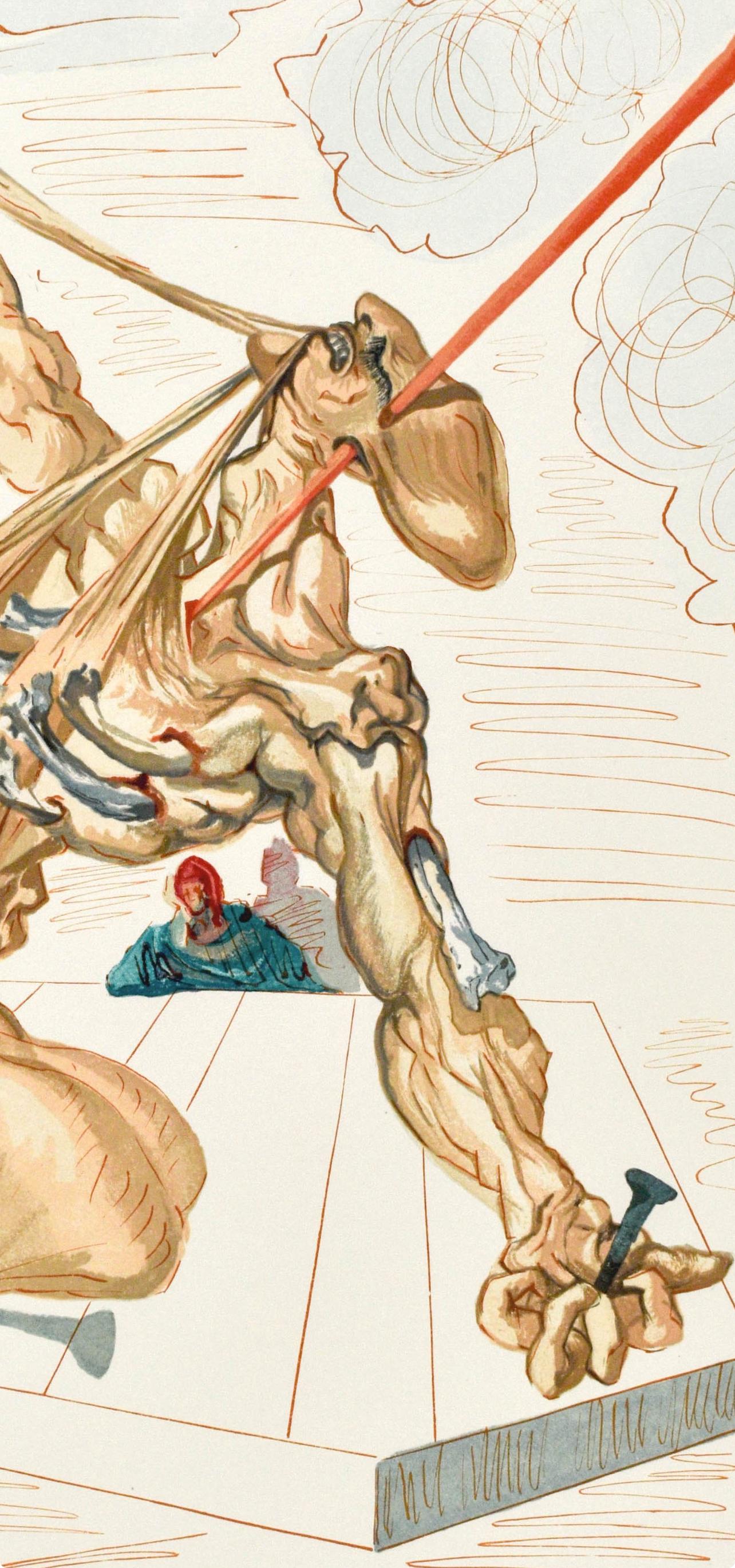 Inferno, Canto XXIX (Field 189-200; M/L. 1039-1138), La Divina Commedia - Print by Salvador Dalí
