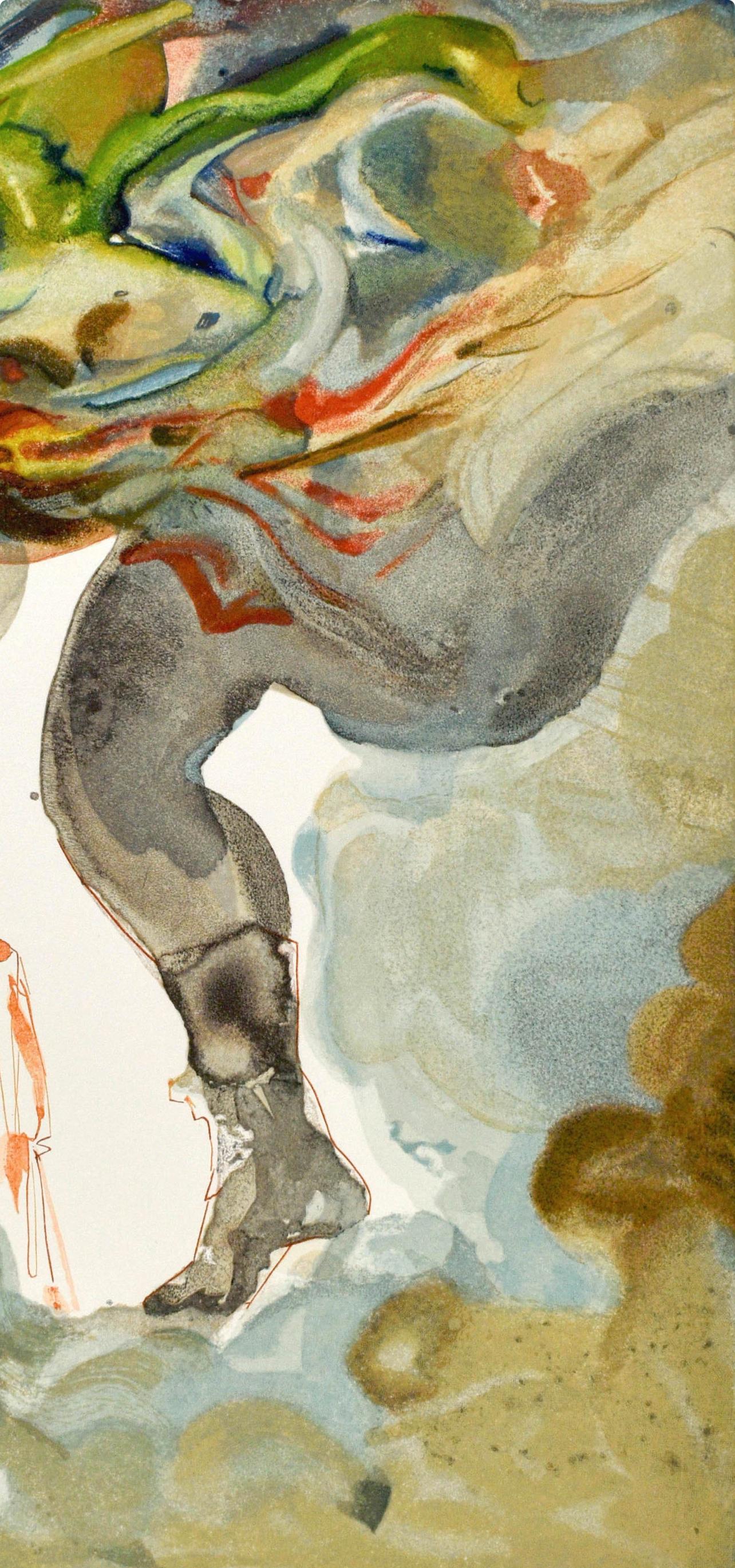 Inferno, Canto XXXI (Field 189-200; M/L. 1039-1138), La Divina Commedia - Surrealist Print by Salvador Dalí