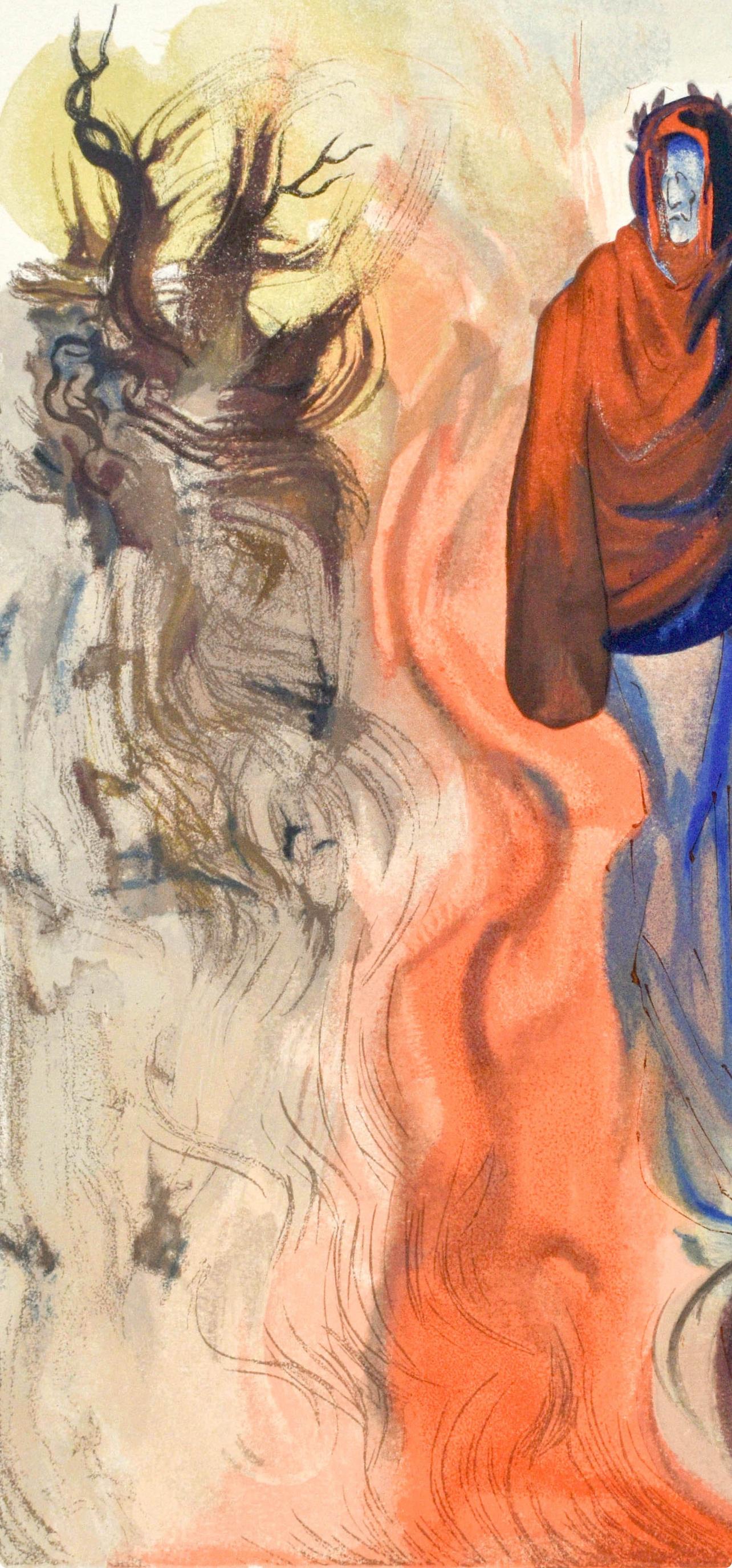 Inferno, Canto XXXIV (Field 189-200; M/L. 1039-1138), La Divina Commedia - Surrealist Print by Salvador Dalí
