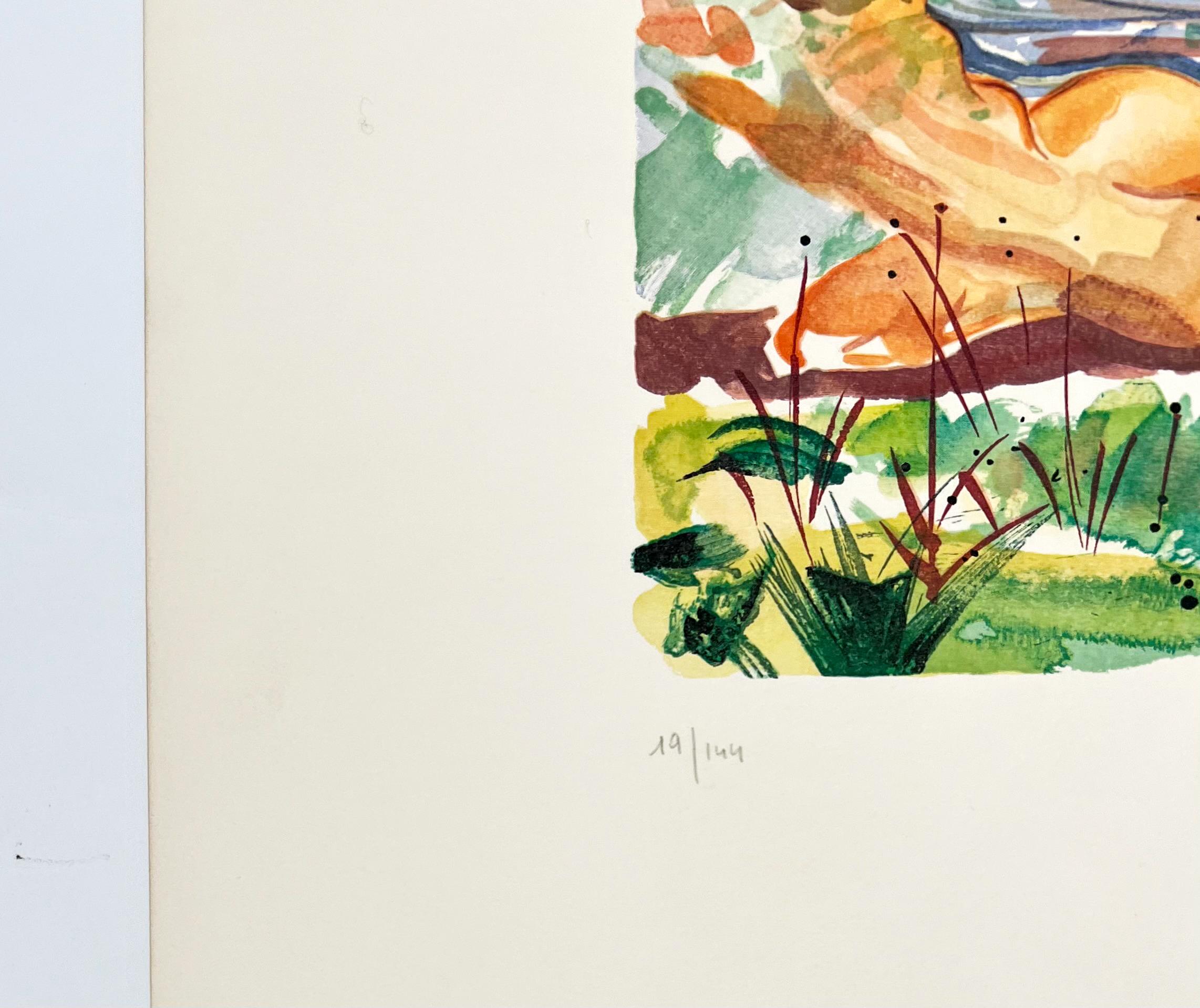 Infidèle épouse de Ménélas..., from L'art d'aimer - Surrealist Print by Salvador Dalí