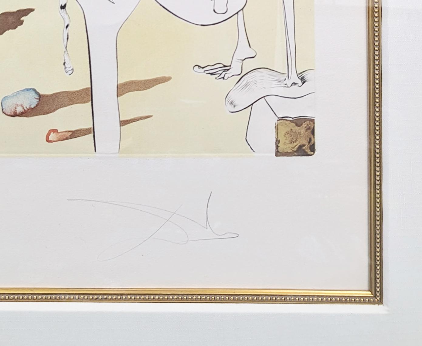 INFRATERRESTRIALS ADORED BY DALI AT THE AGE OF SIX ... - Print by Salvador Dalí