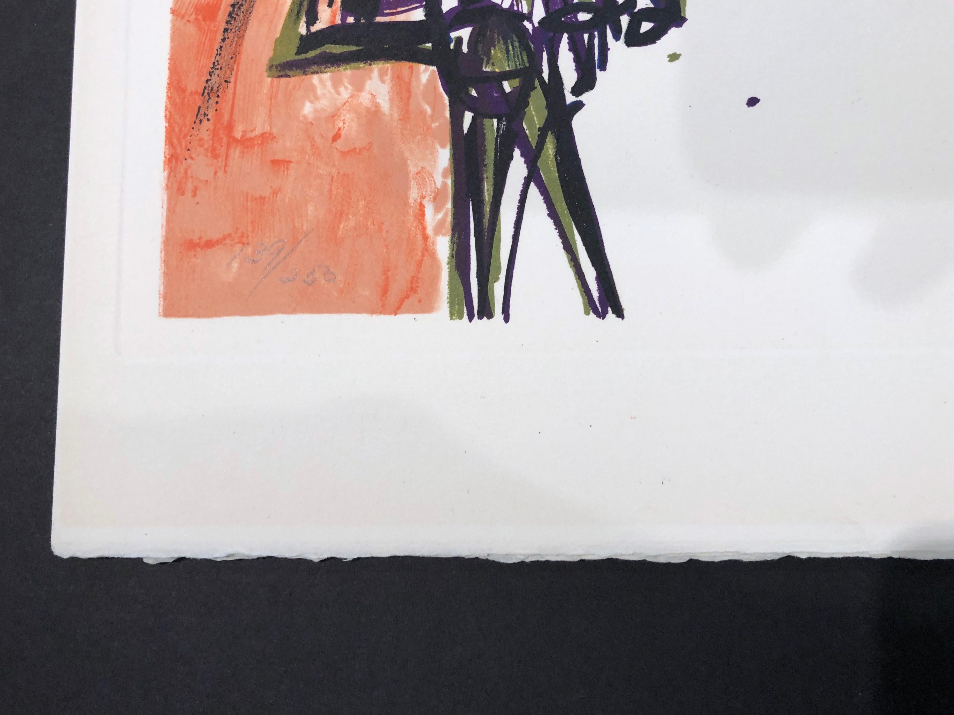 Salvador Dali Intra-Uterine Paradisiac Locomotion
Artist: Salvador Dali
Medium: Lithograph on Arches paper
Title: Intra-Uterine Paradisiac Locomotion
Portfolio: Imaginations and Objects of the Future
Year: 1975
Edition: 139/250
Sheet Size: 30 3/4 x