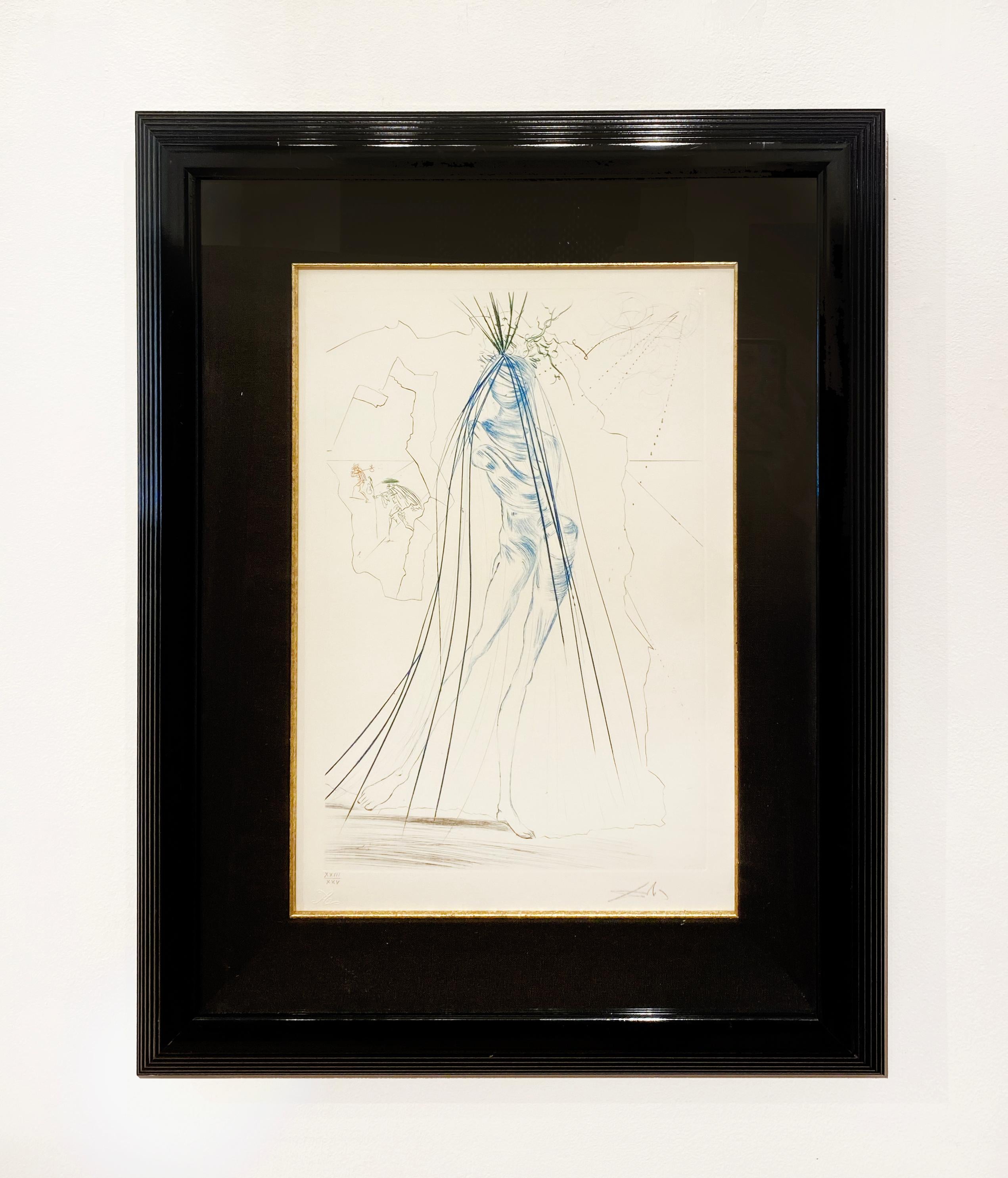 Iseult von den Weißen Händen (Surrealismus), Print, von Salvador Dalí