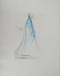 Iseult Of The White Hands - Original Etching Handsigned (Field #70-10 Q)