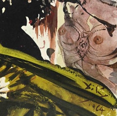 Iudit Abscidit Caput Holoferni - Lithograph - 1964