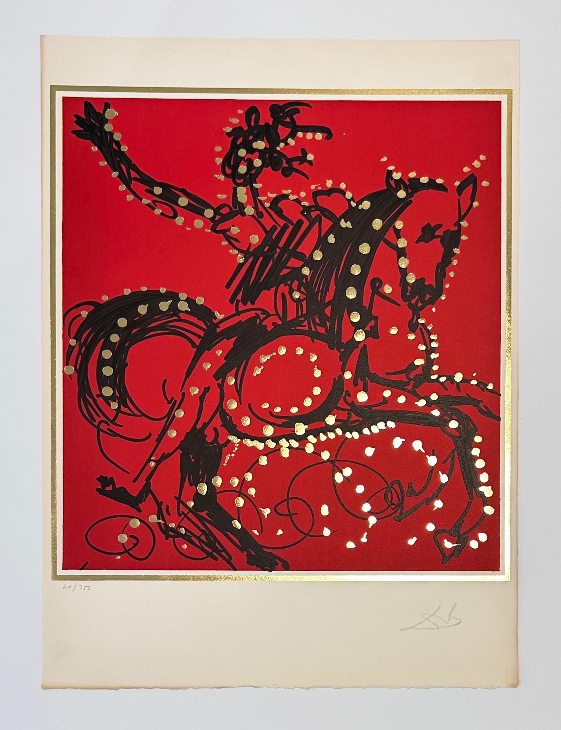 James the Greater (Lancelot of the Lake) - Surrealist Print by Salvador Dalí