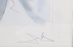 Jeremiah - Our Historical Heritage, Signed Surrealist Etching by Salvador Dali