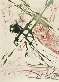 Jesus Carrying The Cross - Lithography - 1964