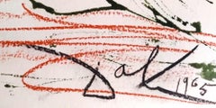 Jesus Carrying the Cross - Original Lithograph by Salvador Dalì - 1965