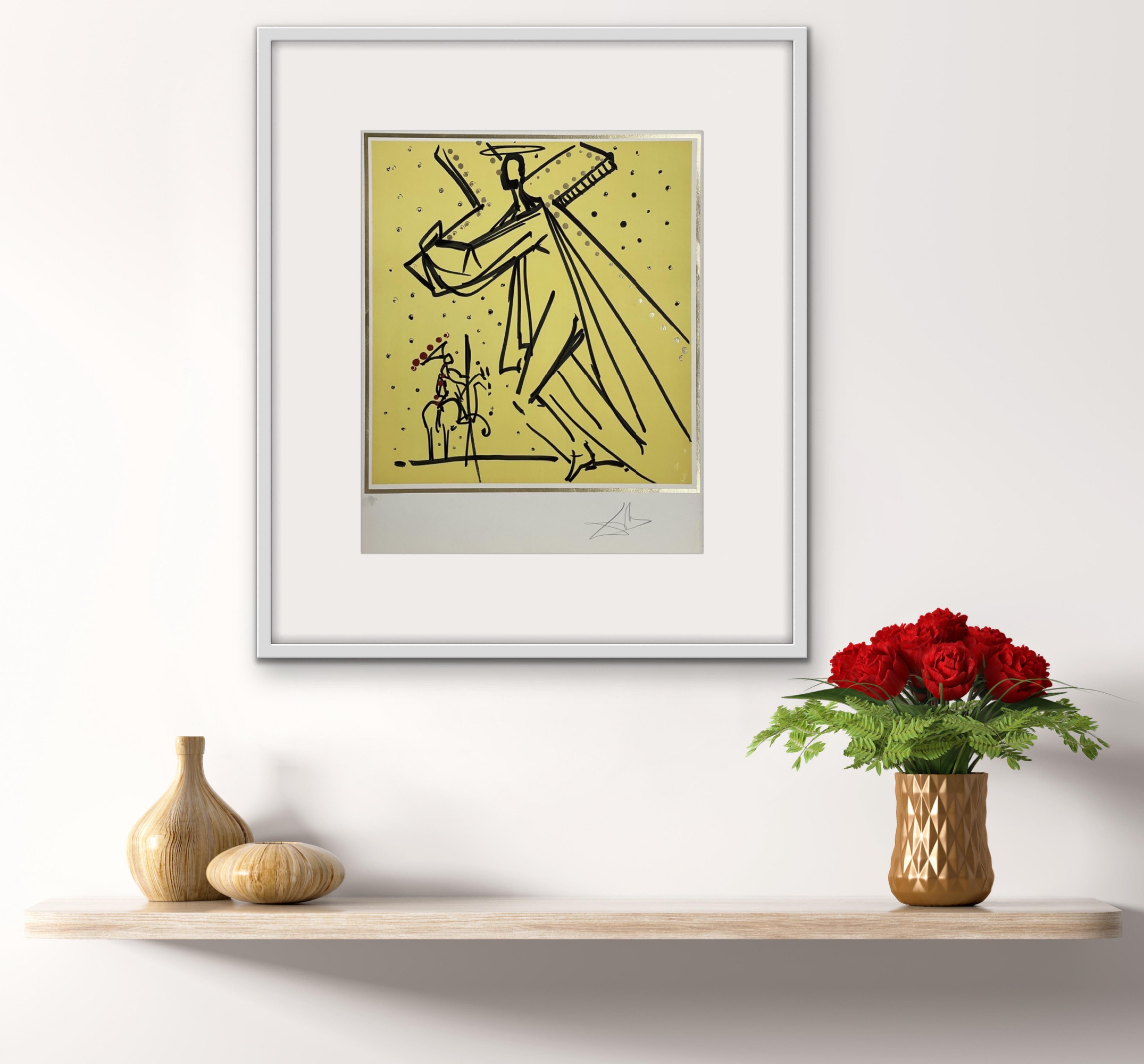 suite « Jesus Christ from The Twelve Apostles » (signée et numérotée, édition limitée) - Print de Salvador Dalí