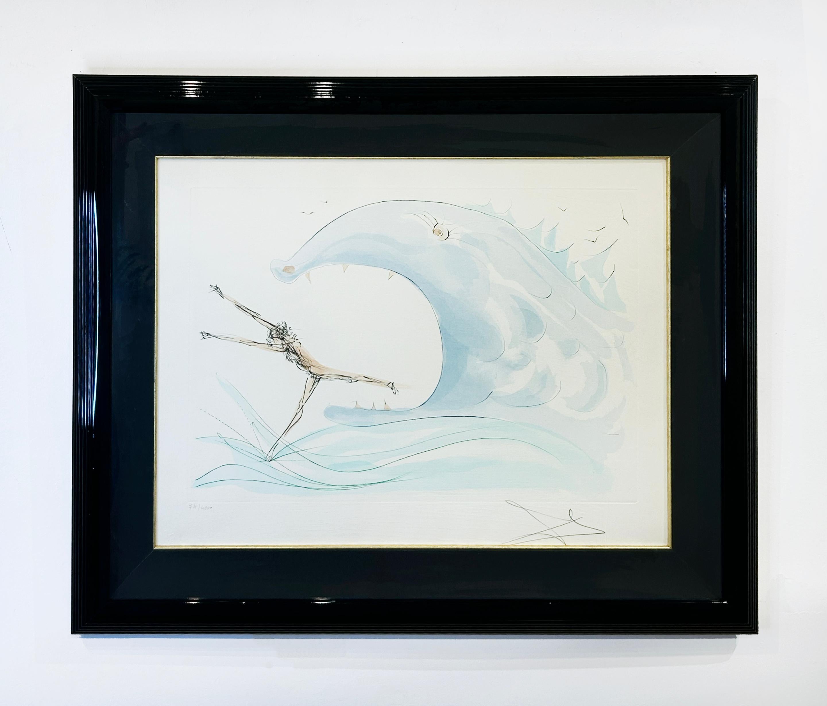 Giona e la balena - Print Surrealismo di Salvador Dalí