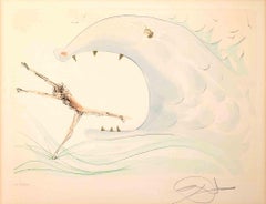 Jonas and the Whale - Drypoint - 1975