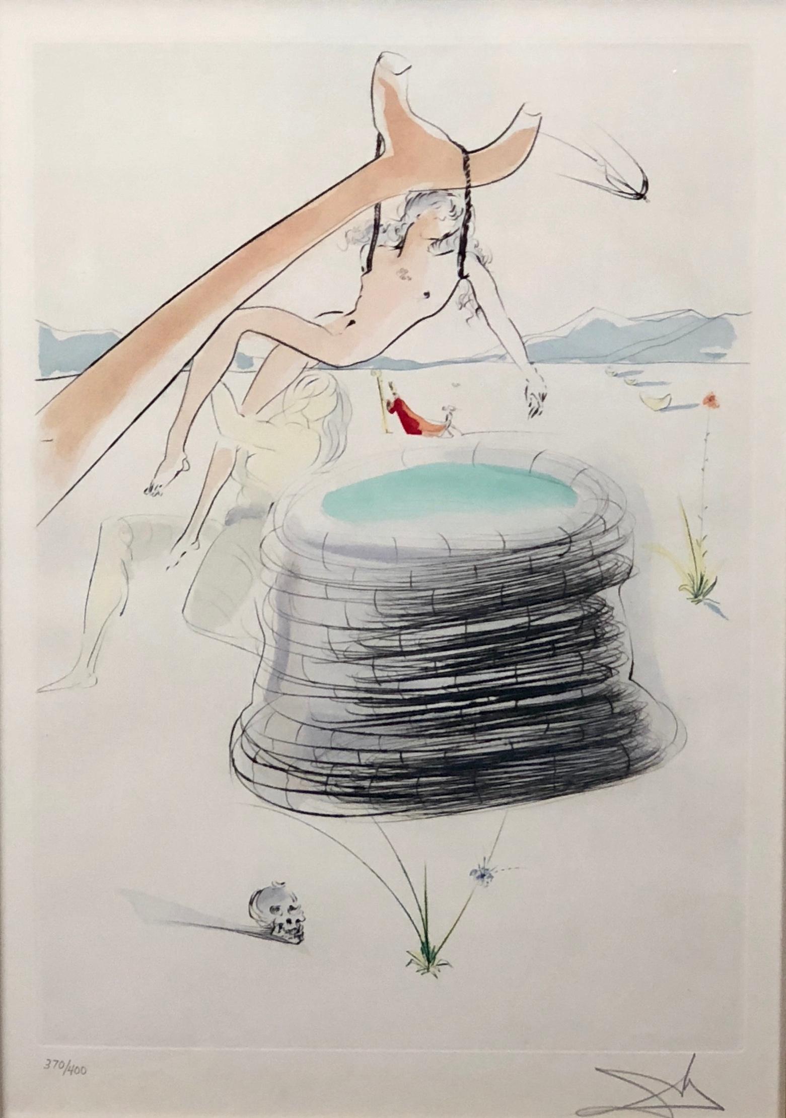 Salvador Dalí Figurative Print - Joseph (Joseph hung by his brethren) from Our Historical Heritage