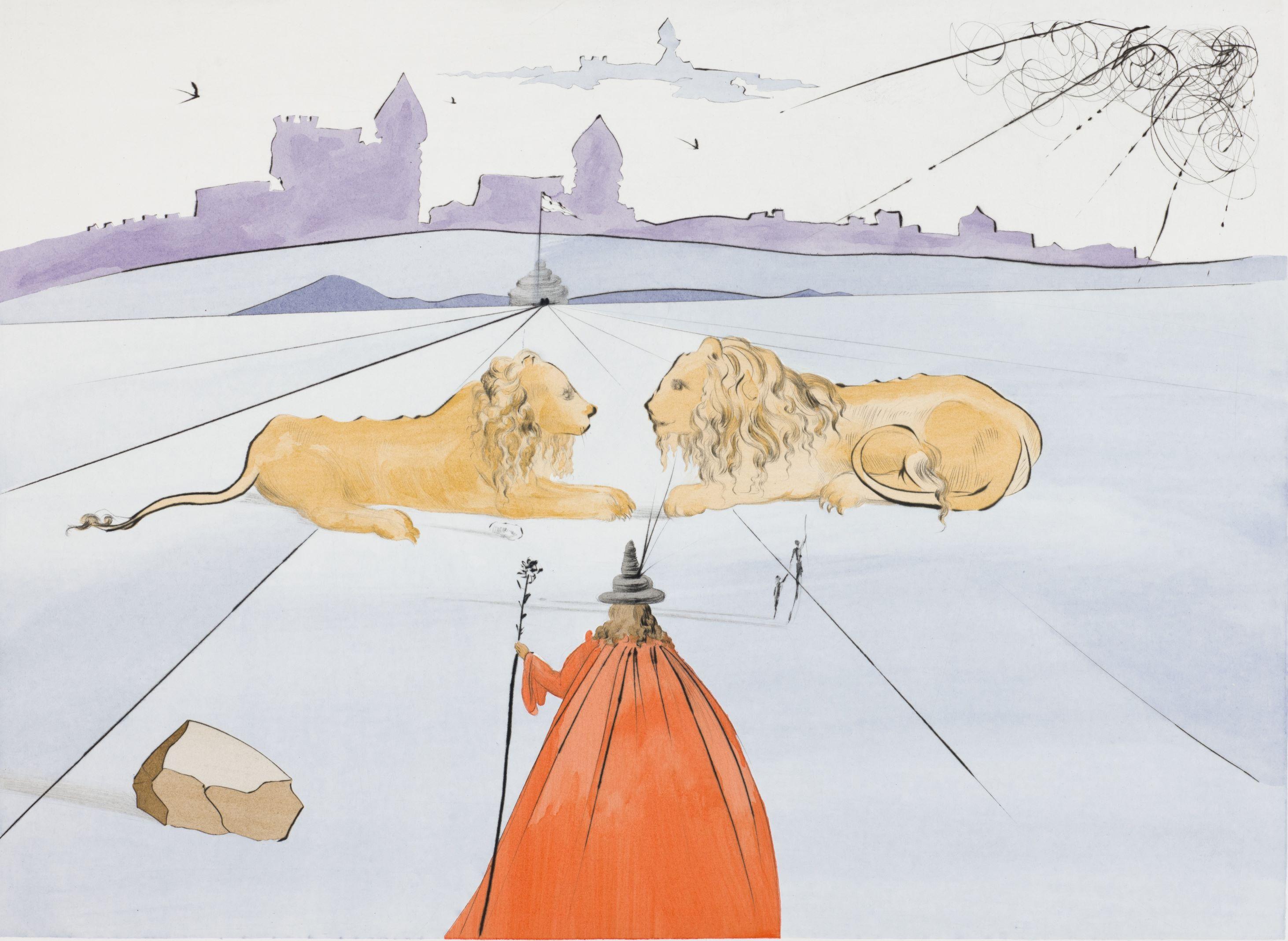 Judah (trois tribus d'Israël), 1973 - Print de Salvador Dalí