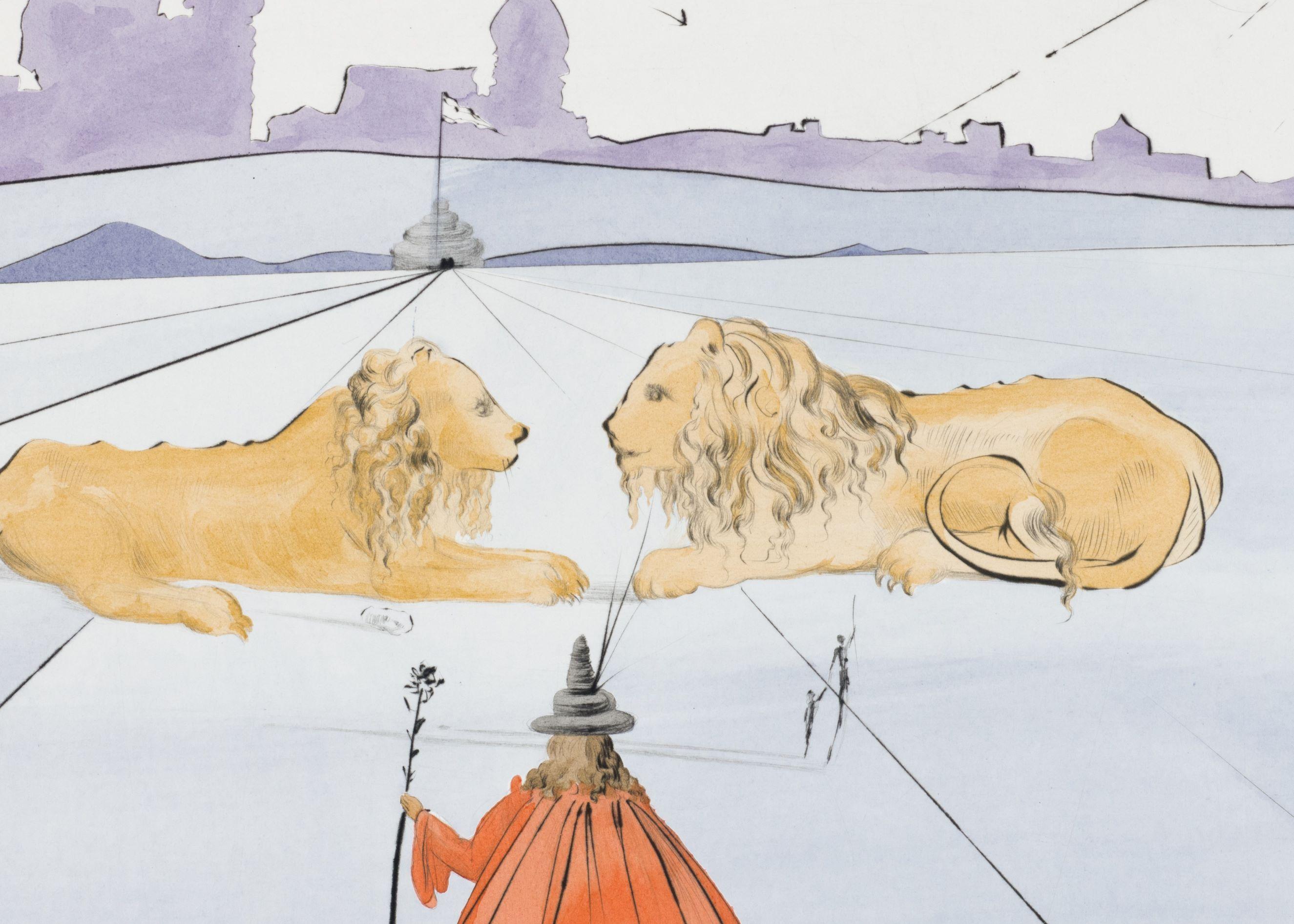Judah (trois tribus d'Israël), 1973 - Surréalisme Print par Salvador Dalí
