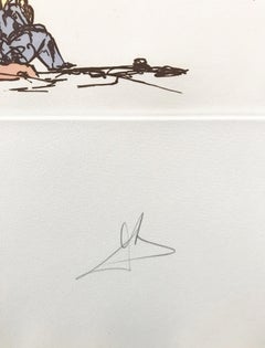 Judgement (hand signed aquatint etching on Arches)