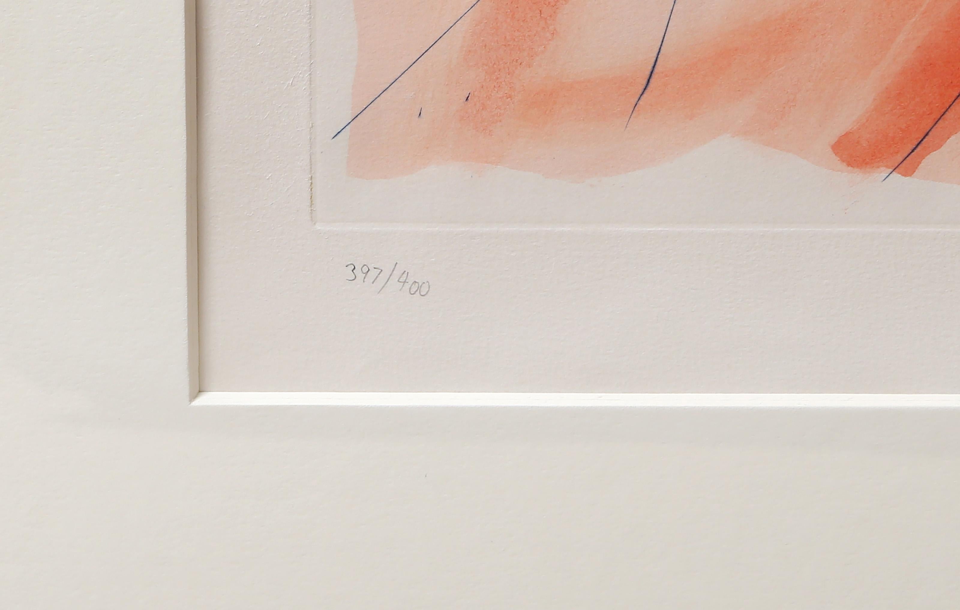 King David, surrealistische Tiefdruckradierung und Farbpochoir von Salvador Dali (Surrealismus), Print, von Salvador Dalí