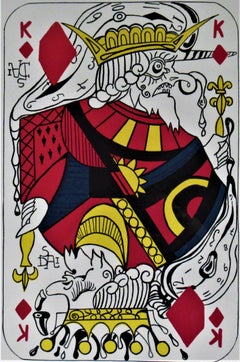 "King of Diamonds" from the suite "Playing Cards"