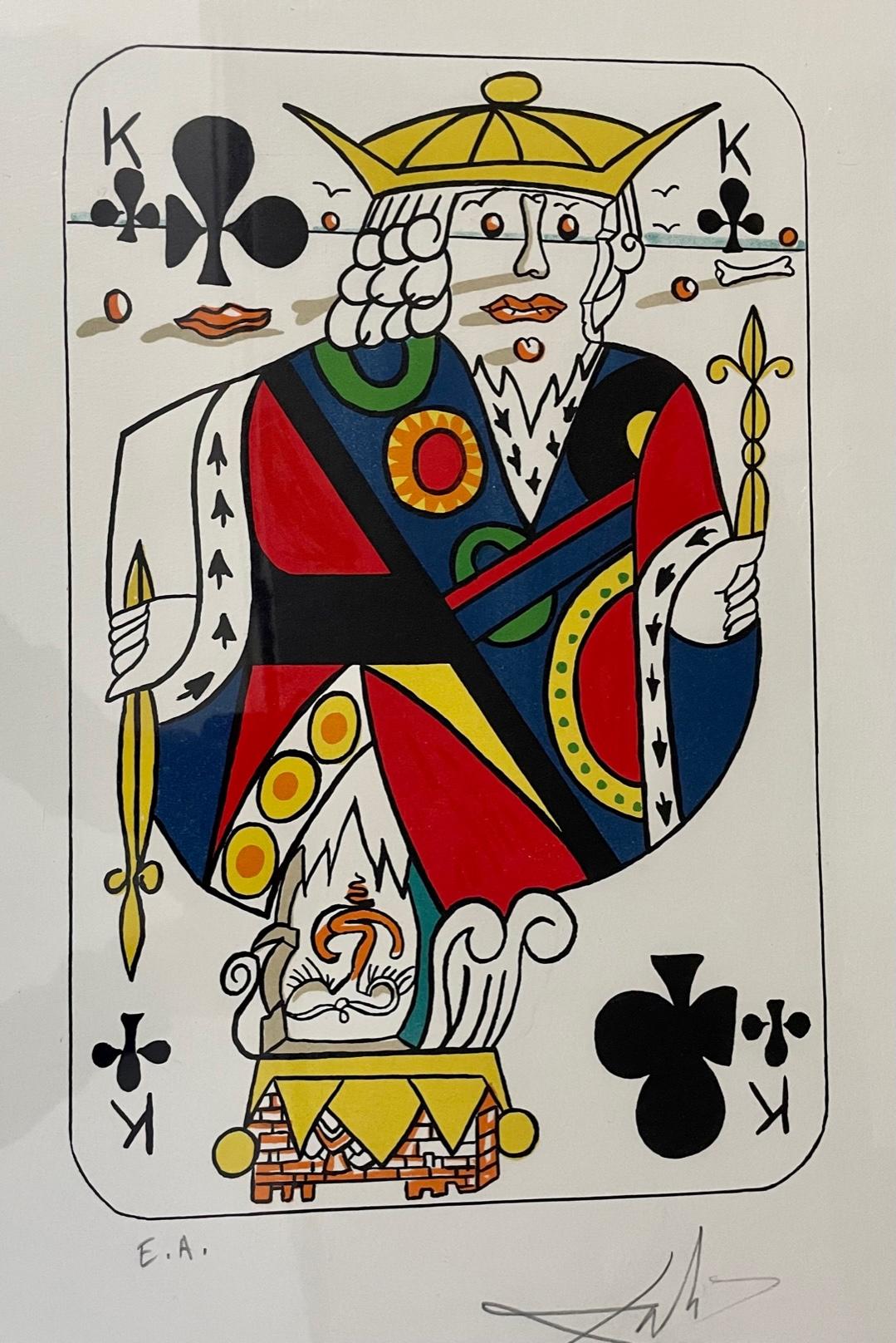 Salvador Dalí Figurative Print - King of Spades `- the Perfect Gift