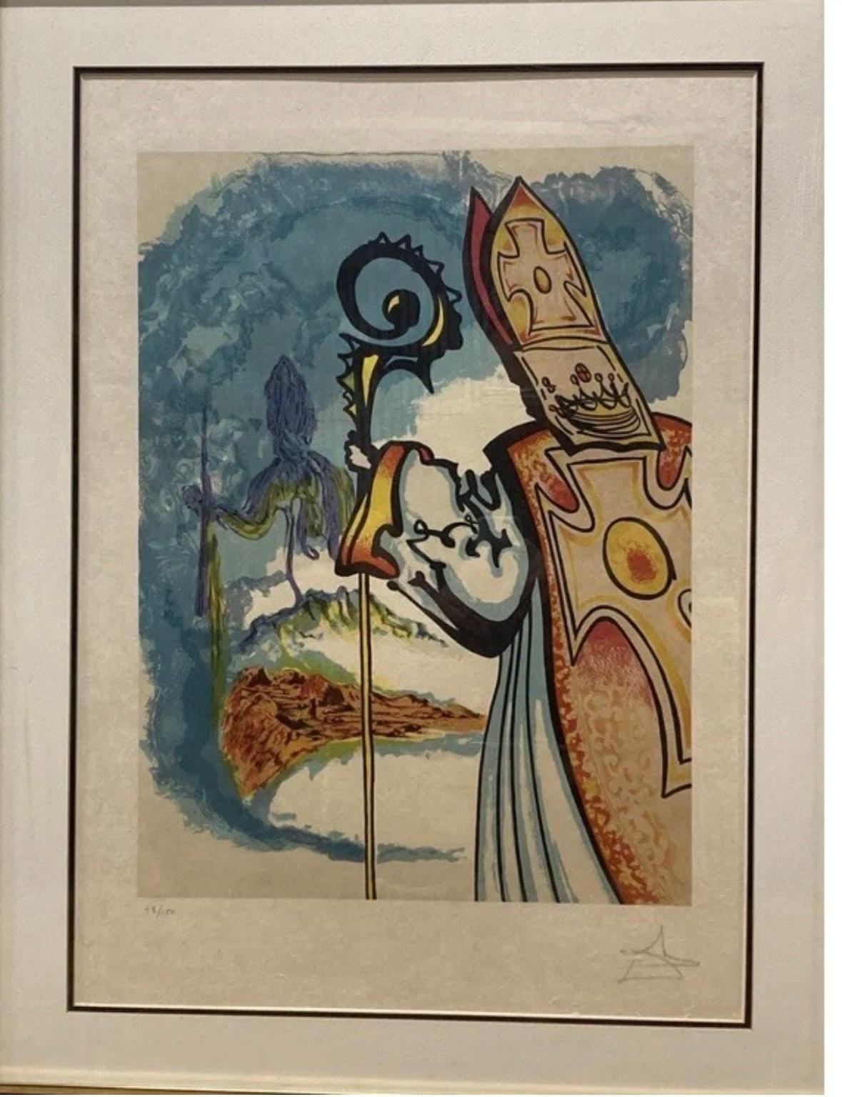 “King Richard” - Print by Salvador Dalí