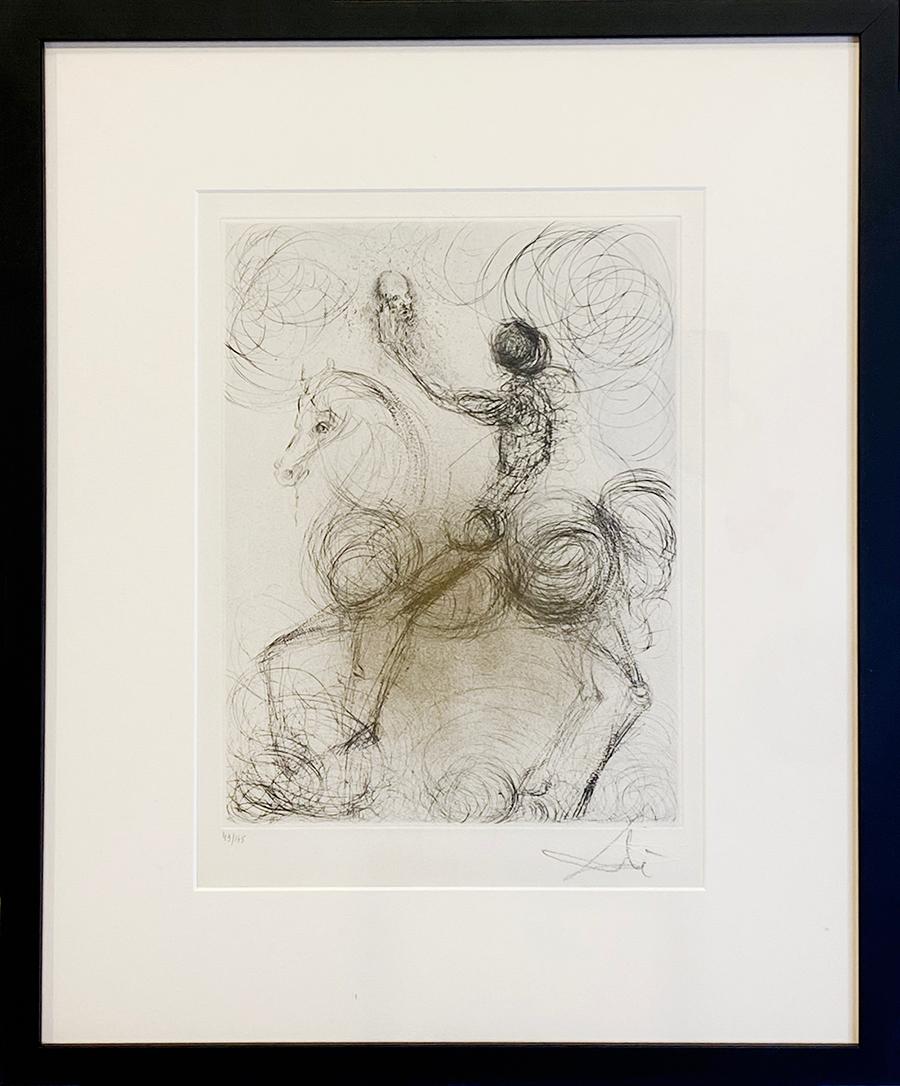 Knight and Death - Print by Salvador Dalí