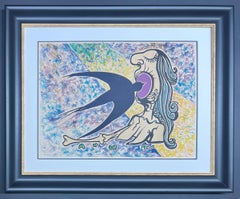 La civiltà sconfitta (Civilization Defeated) -Coloured lithograph on Arches
