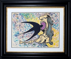 La civiltà sconfitta (La civilisation vaincue) -Lithographie en couleurs sur Arches