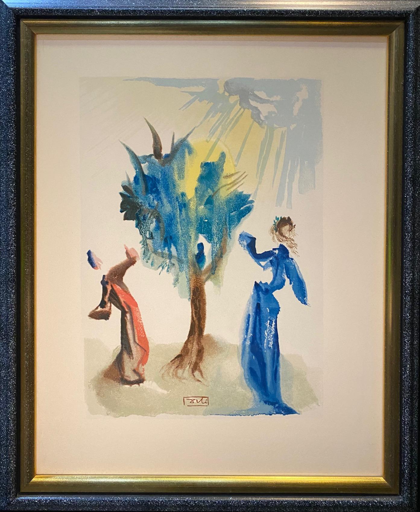 La divine comédie (1950-1980) von Salvador Dali - Mehrfachdruck 25x32 cm – Print von Salvador Dalí