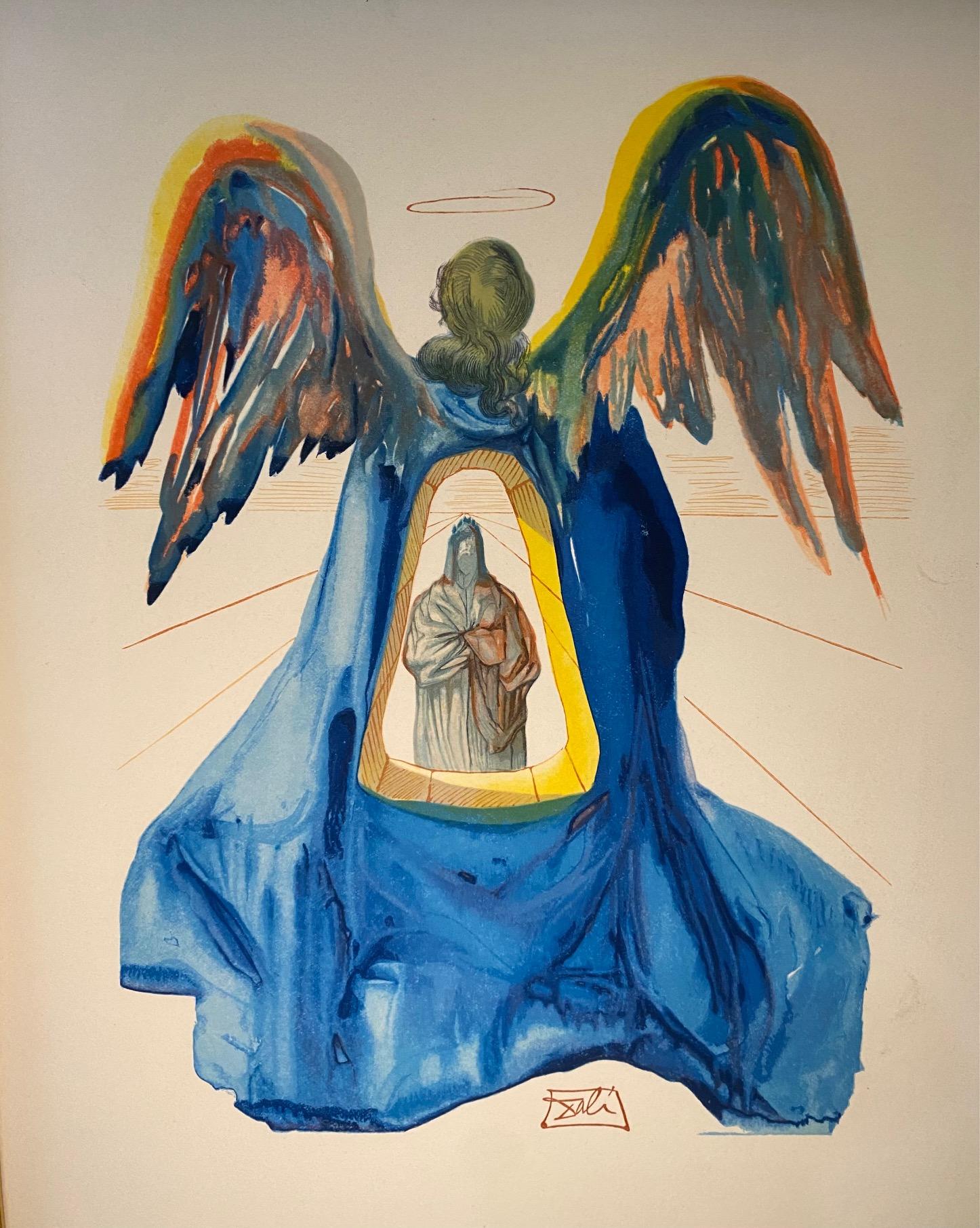 La divine comédie Purgatoire 33 Dante purifié von Salvador Dali - Mehrfachdruck