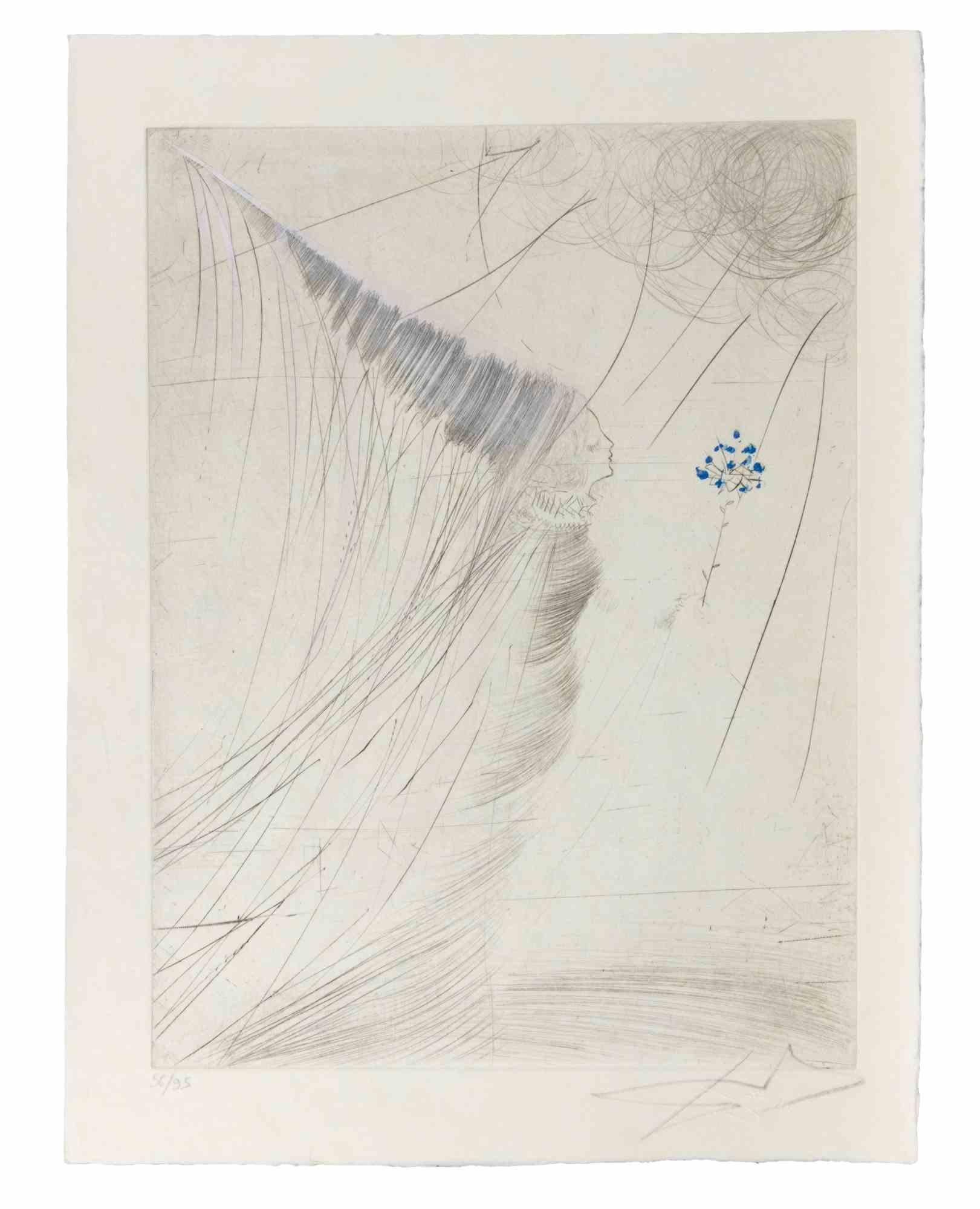 La Fée (The Fairy) - Etching - 1968 - Print by Salvador Dalí