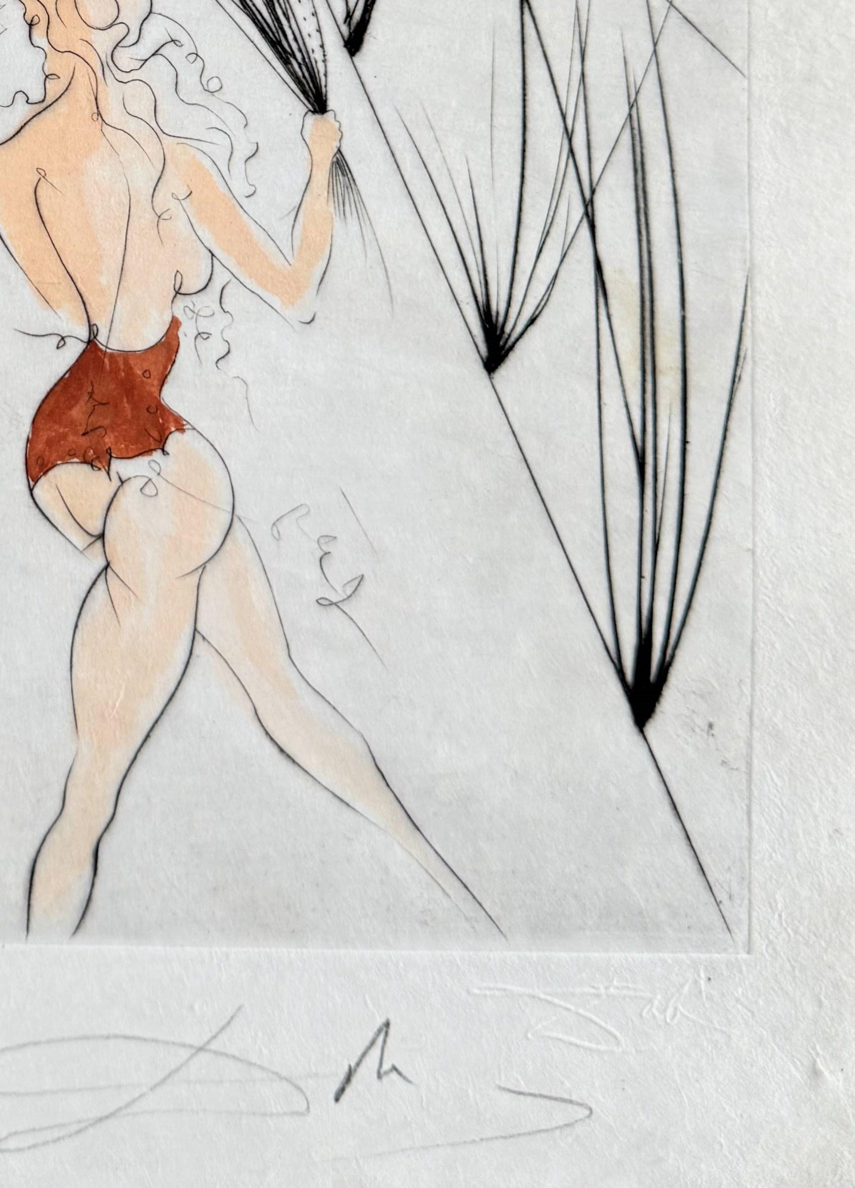 La Femme au fouet - Print by Salvador Dalí