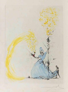 La Fille au Page (Girl with a Page) - Etching - 1968