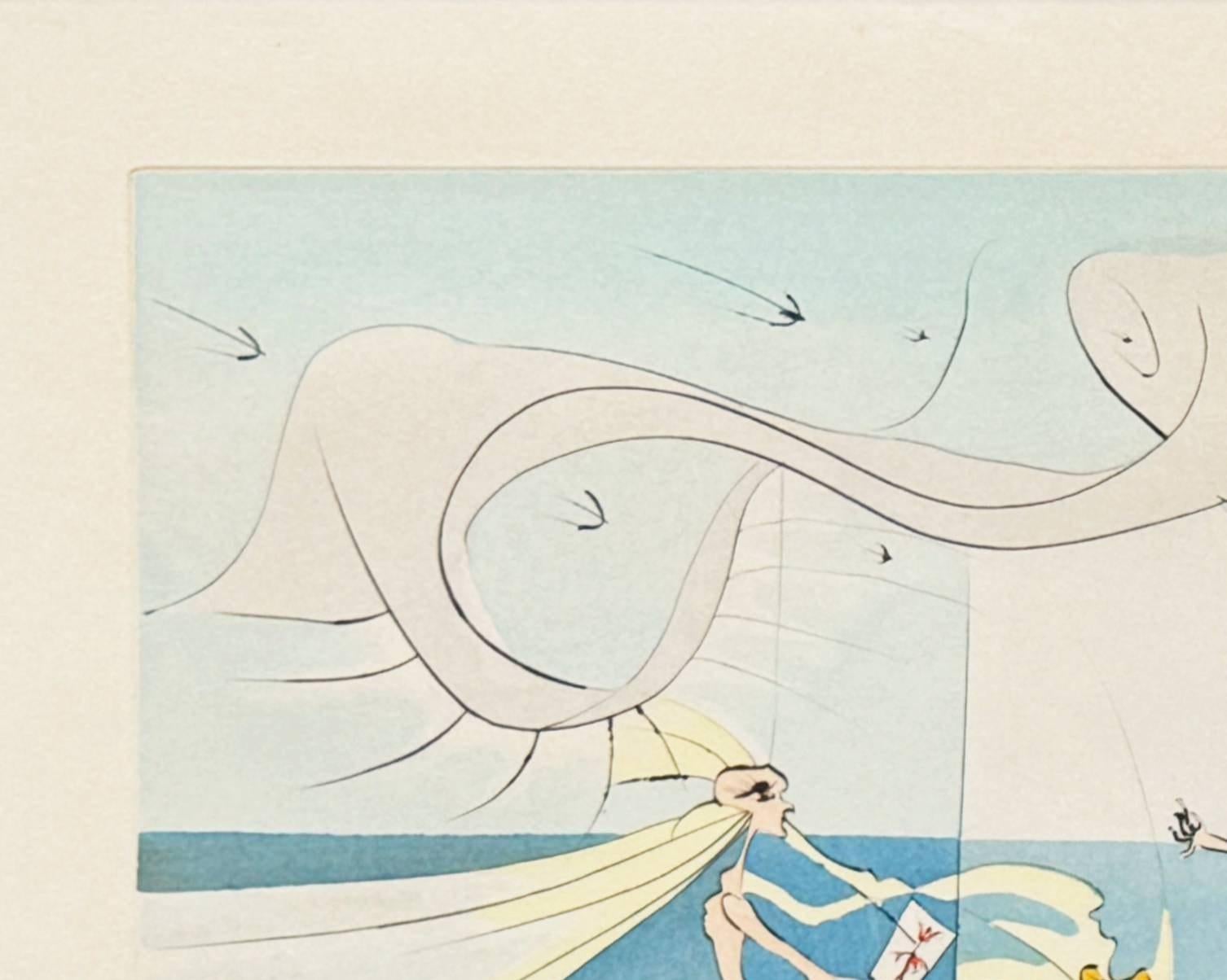 La machine à coudre - Print by Salvador Dalí